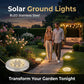 🔥Stainless steel solar-powered ground light with 8 LED bulbs