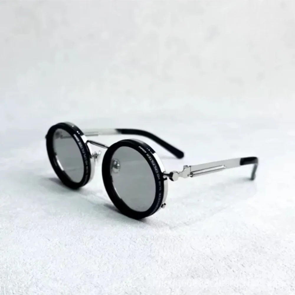 🕶️ 50% OFF NOW! 🌞 Adjustable Tint Polarized Round Sunglasses – UV400 Protection, Lightweight & Scratch-Resistant ✨
