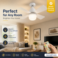 ❄️2-in-1 Portable Ceiling Fan & Light With Remote Control