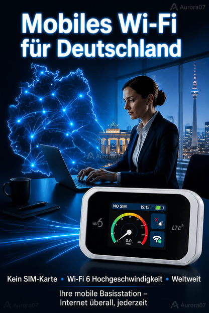 📶Mobile hotspot with full Wi-Fi coverage