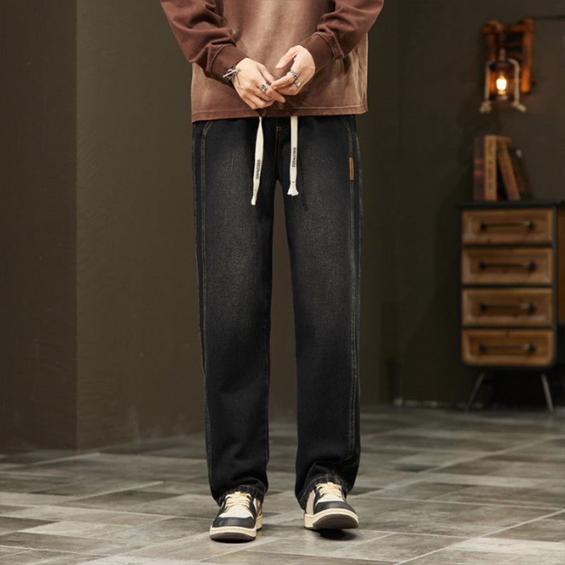 Vintage Straight Jeans – Warm Lined & Flattering Fit Design