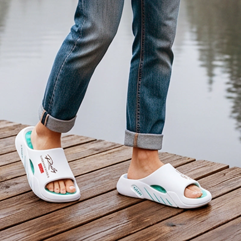 🌞🏖️Non-Slip Thick Sole Cloud Slides for Men