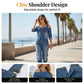 🔥Limited-time offer-Loose Fit Wide-Leg Overall Jumpsuit with Pockets