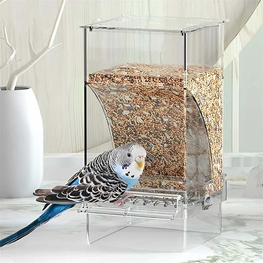 🐦Automatic No-Spill Transparent Bird Feeder