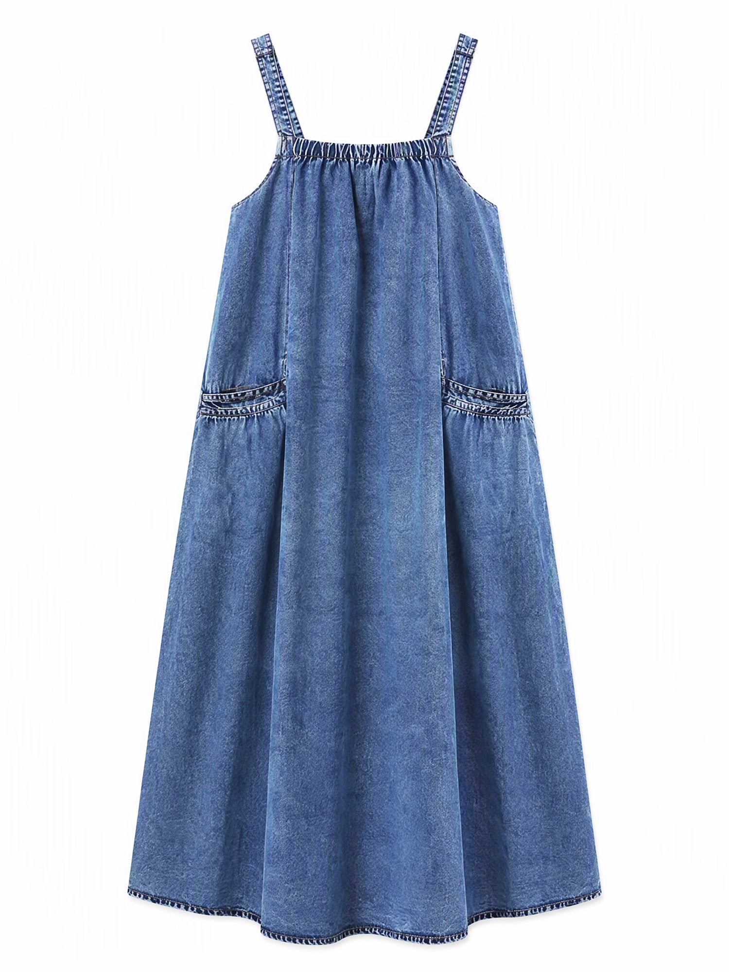 👗✨Women's Oversized Casual Denim Suspender Maxi Dress✨𝘉𝘶𝘺 𝘢𝘯𝘺 2 𝘢𝘯𝘥 𝘨𝘦𝘵 𝘢𝘯 𝘦𝘹𝘵𝘳𝘢 8% 𝘥𝘪𝘴𝘤𝘰𝘶𝘯𝘵
