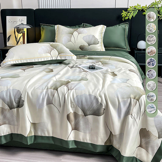 ❄️Must-have bedding in summer❄️Cooling Breathable Floral Bed Sheet (4-Piece Set)