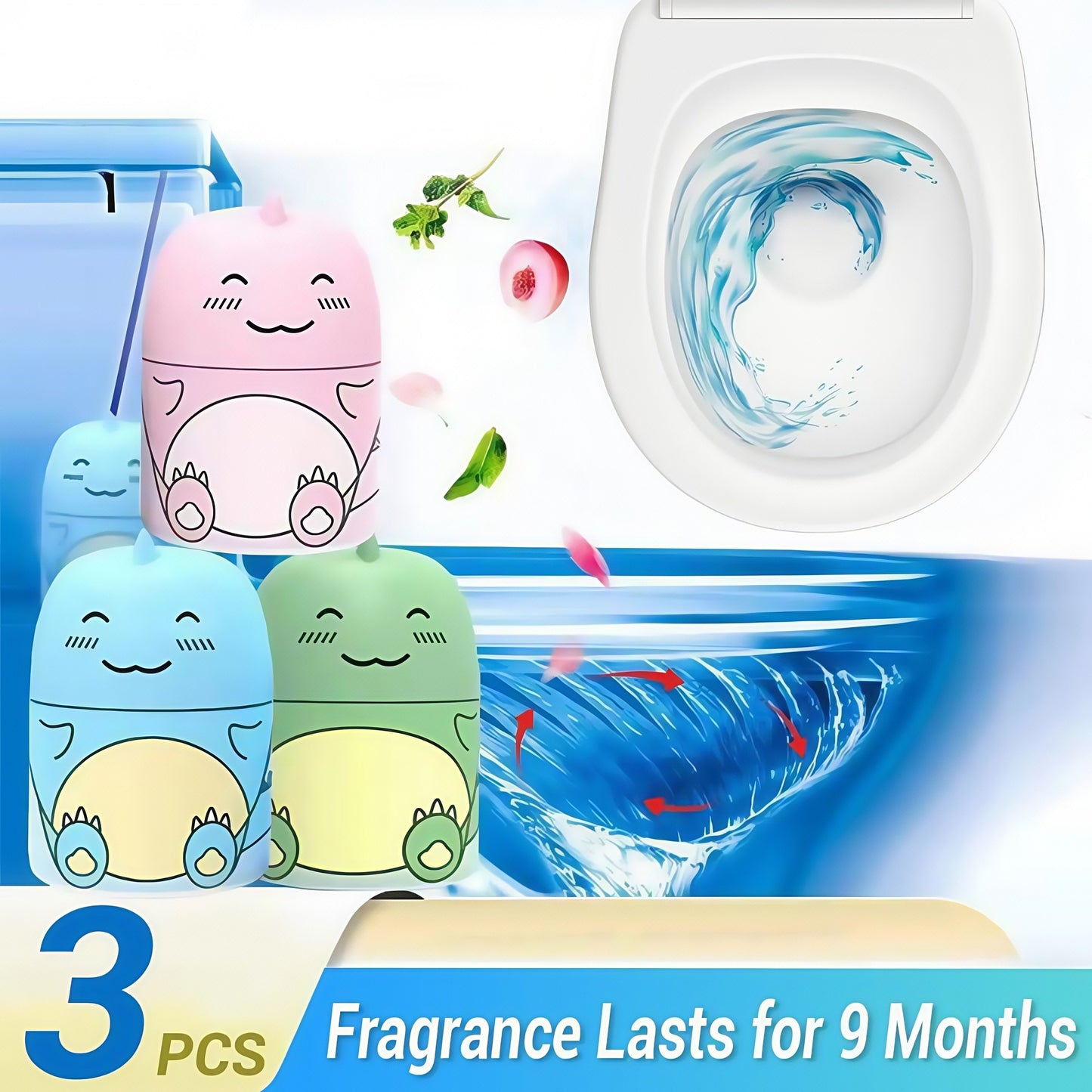 🔥HOT SALE🔥Magic Toilet Cleaning Deodorant – Remove Stains, Beat Bad Odors!