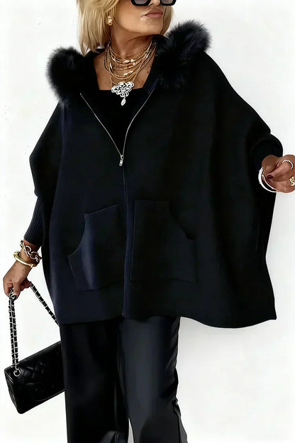 🔥LAST DAY SALE 60% OFF!!💥🎁Women Fur Collar Solid Color Casual Jacket