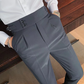 🎁Men's Solid Color Straight Casual Trousers