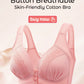💥LAST DAY SALE ONLY $9.99!!💘CloudComfort™ Front-Button Cotton Bra – Breathable • Wire-Free • All-Day Support • Non-Padded & Skin-Friendly 🌿