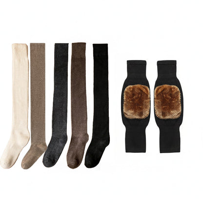🔥🥳2026 HOT SALE🥳💞50K+ SOLD!🧦🤝✨ Classic Elegance, Effortless Wear | Soft & Stretchy Thigh High Socks❤️🔥🧦