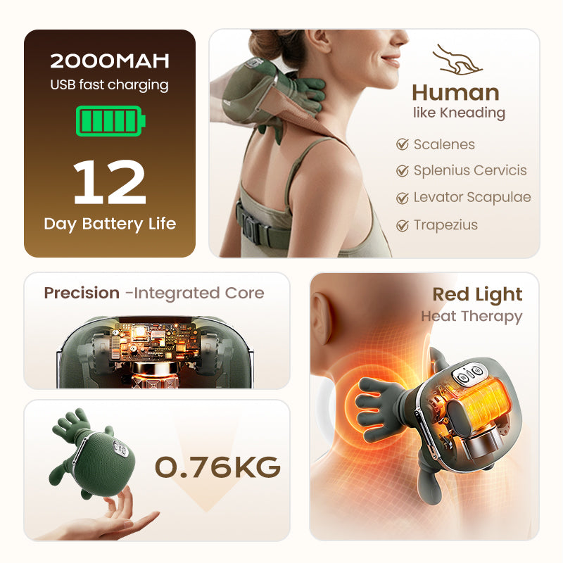 🌲Amazing deals for 2026: 50% OFF! 🌲 The best portable neck massager – 3 times more relaxation! 💆