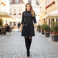 💝New Year Sale 60% OFF💝Elegant Long Sleeve Pleated Panel Dress