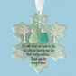 🌊Snowflake-Shaped Sea Glass Friendship Decor❄✨ Shaped by Nature & Crafted by Hand!