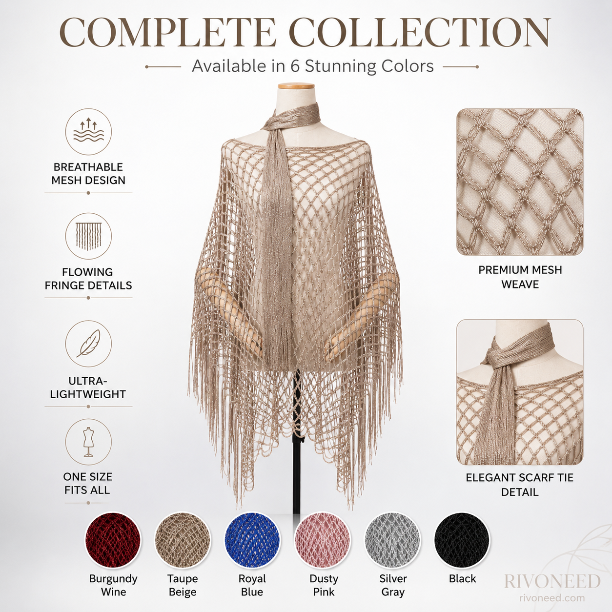 🏆 Last Day Special Price 💲9.99! 💐Summer Metallic Crochet Cover-Up – Lightweight, Flowy & Effortlessly Stylish summer outfit
