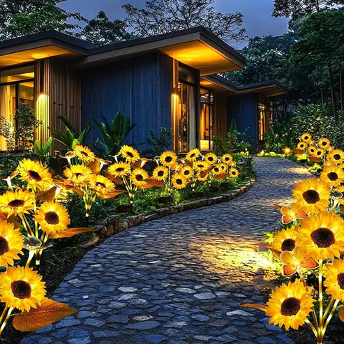 🌻 50% OFF NOW! ☀️ Sunflower Solar Lights – Waterproof Garden Decor & Forever Glow 💡