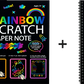 ⏳Limited-time 41% off⏰ Rated 5/5 by 10,000+ Users Creative Rainbow Scratch Art Notebook