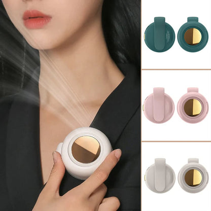 🥳2026 HOT SALE🥳💞50K+ SOLD!💨 50% OFF! Whirlwind Clip Waist Neck Fan – 2-in-1: clip on waist or wear as necklace. Long 23hr runtime, quiet & powerful (5100rpm). Stay cool hands-free! 🌀🌿