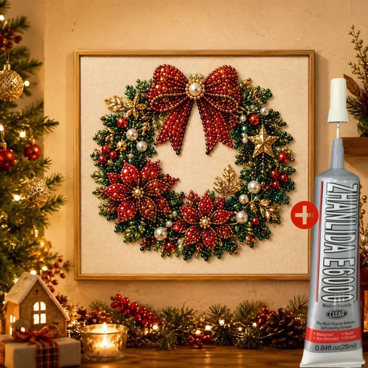 ⏳Time-Limited Special⏰DIY Christmas Pearl Art Kit Beginner Friendly Craft