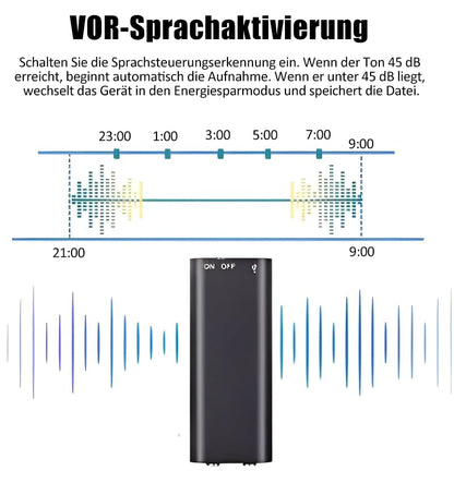 ⏳Time-Limited Special⏰Smart Sound Capture, Compact & Easy to Use, Long Battery Life 🔋