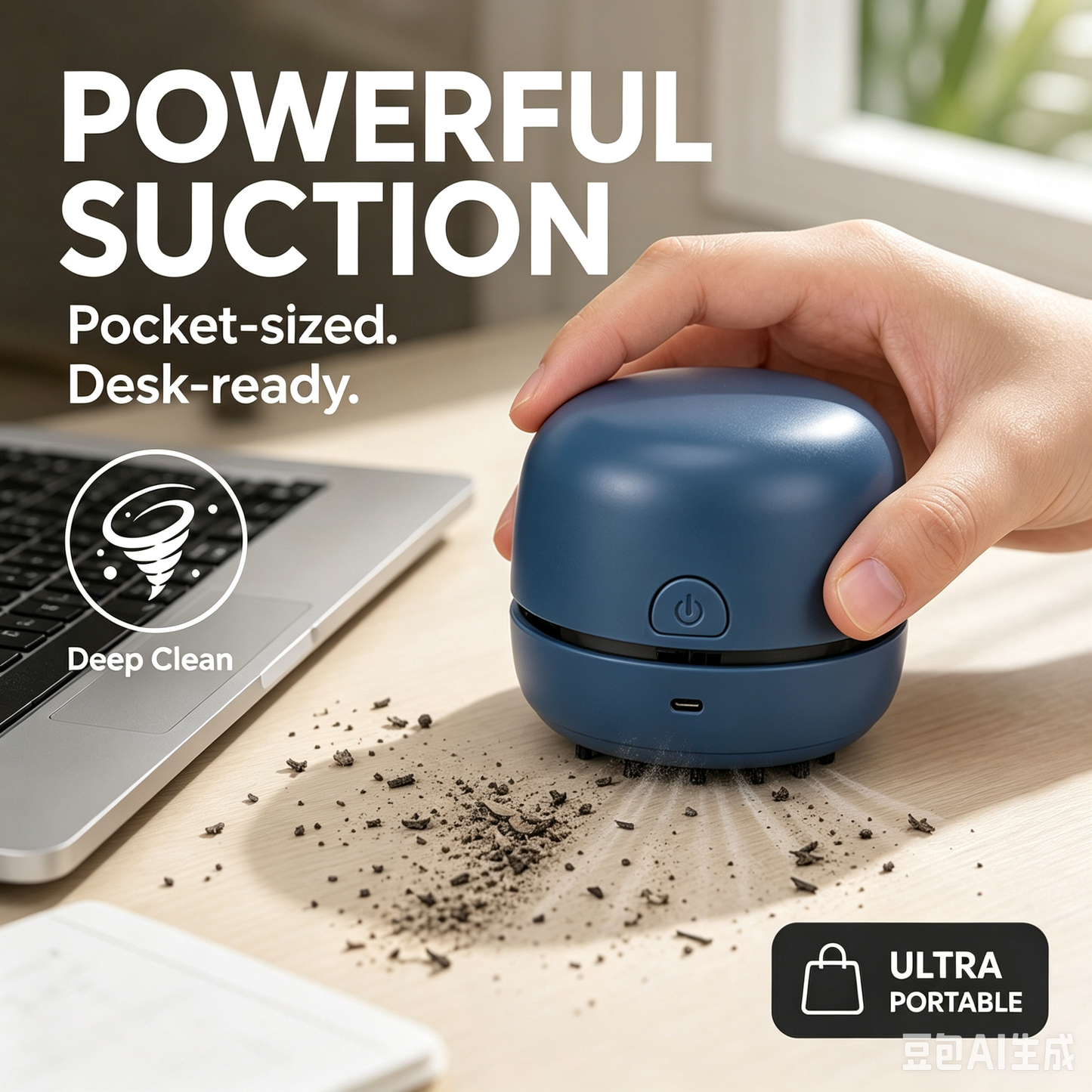 📢📢50% OFF !! ⏰Portable Mini Desk Vacuum Cleaner