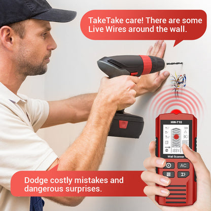 💯Multifunctional Handheld Metal & Wall Detector✨