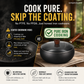 🔥Hot Sale 50% OFF🔥 Unenameled Artisan Cast Iron Casserole Pot, Pre-Seasoned Cast Iron Dutch Oven for Stovetop, Grill & Oven Cooking