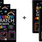 ⏳Limited-time 41% off⏰ Rated 5/5 by 10,000+ Users Creative Rainbow Scratch Art Notebook