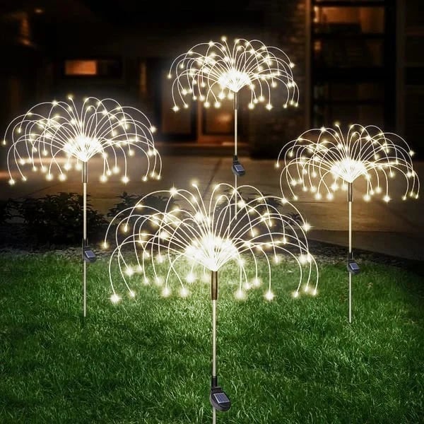 📢📢50% OFF !! ⏰🔥Waterproof Solar Garden Fireworks Lamp