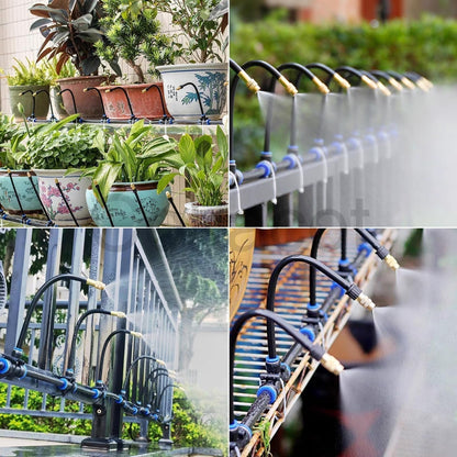 💧 Automatic Garden Irrigation System – 360° Adjustable, Misting, Water-Saving, Complete Set ✨