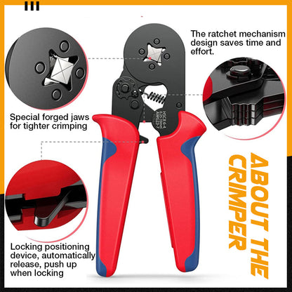 🔥 Limited-Time Sale⏰Multifunctional Cold Pressing Electrician Crimping Pliers Set