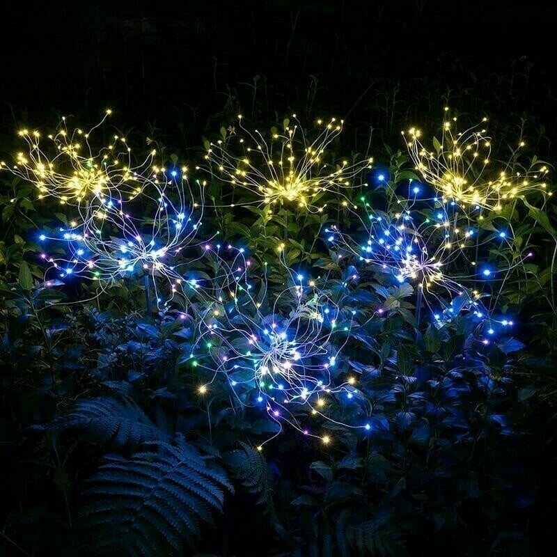📢📢50% OFF !! ⏰🔥Waterproof Solar Garden Fireworks Lamp