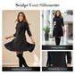 💝New Year Sale 60% OFF💝Elegant Long Sleeve Pleated Panel Dress