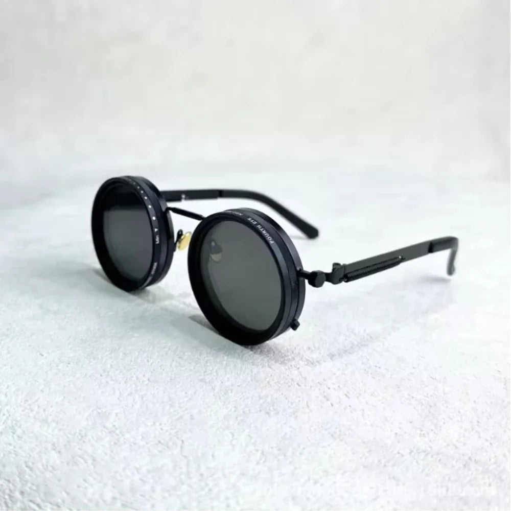 🕶️ 50% OFF NOW! 🌞 Adjustable Tint Polarized Round Sunglasses – UV400 Protection, Lightweight & Scratch-Resistant ✨