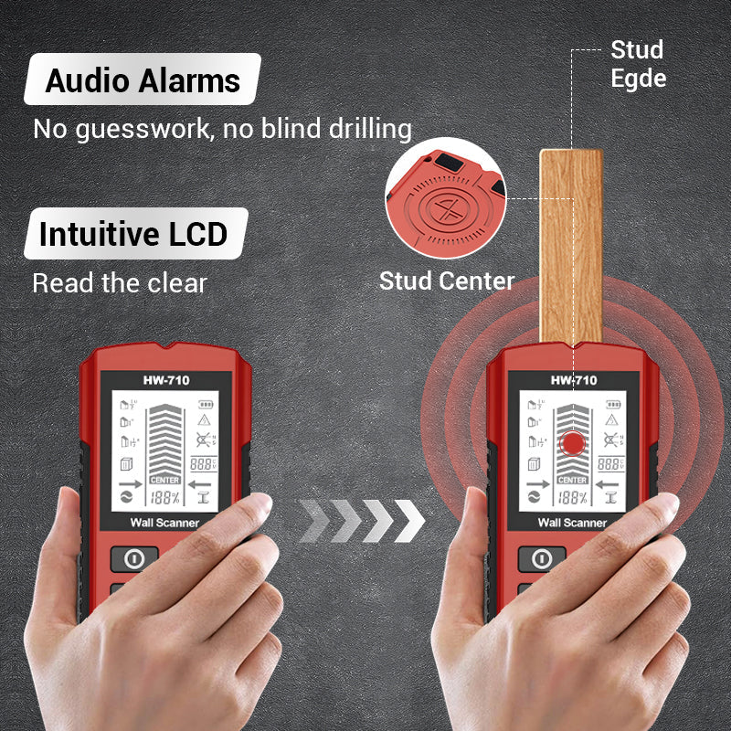 💯Multifunctional Handheld Metal & Wall Detector✨