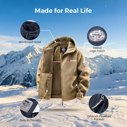 🎁Free Shipping⚡2026 Upgraded Unisex Hooded Casual Graphene Heated Insulated Jacket (with Internal Pockets)