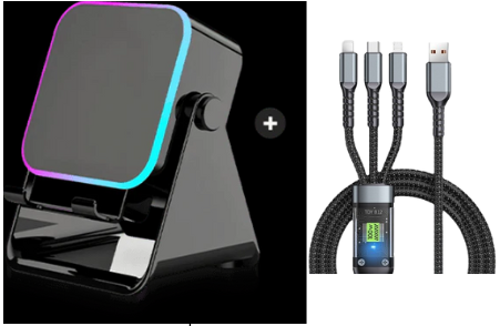 💎 49% OFF 5-IN-1 WIRELESS SPEAKER STAND! 💎 Induction Audio, Phone Holder & Ambient Light
