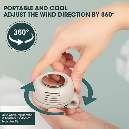 ❄️50% OFF!💨360° Rotatable Portable Mini Clip-on Fan