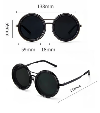 🕶️ 50% OFF NOW! 🌞 Adjustable Tint Polarized Round Sunglasses – UV400 Protection, Lightweight & Scratch-Resistant ✨