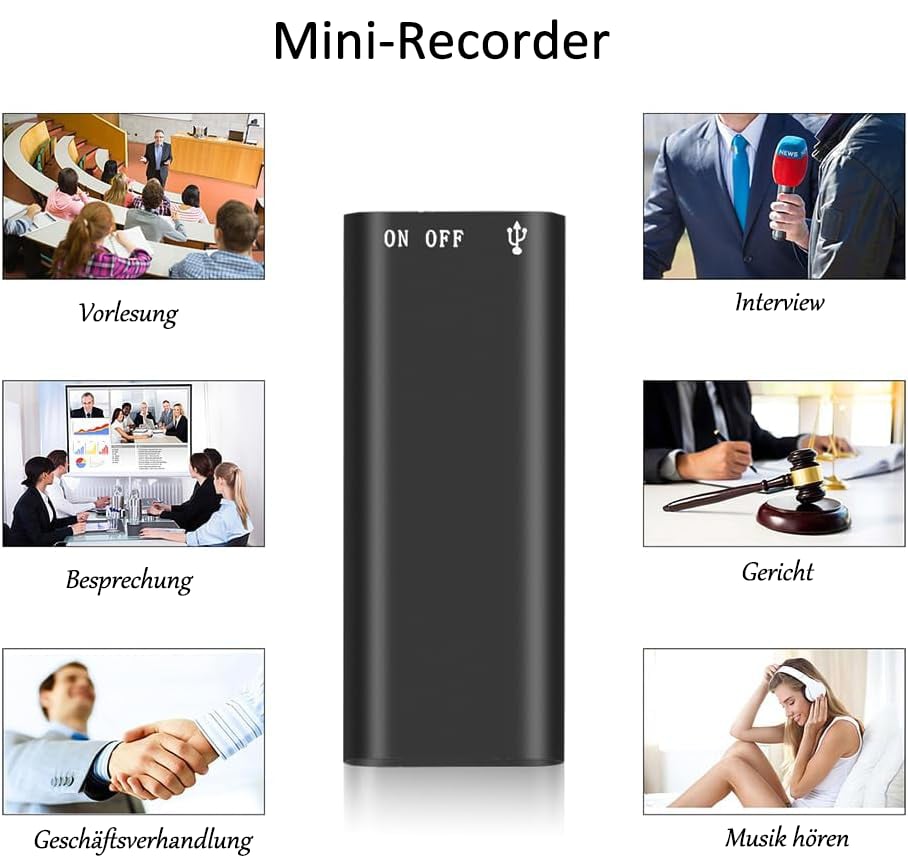 ⏳Time-Limited Special⏰Smart Sound Capture, Compact & Easy to Use, Long Battery Life 🔋