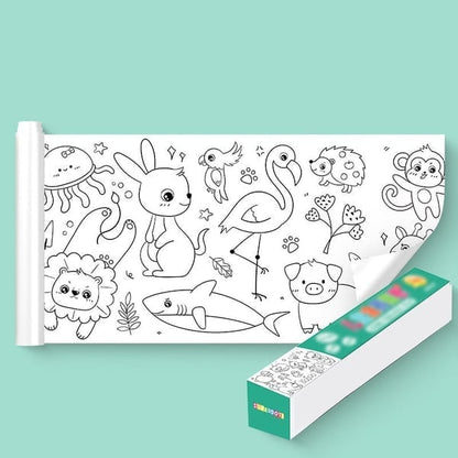 🥳2026 HOT SALE🎁Children's Fun and Educational Drawing Roll