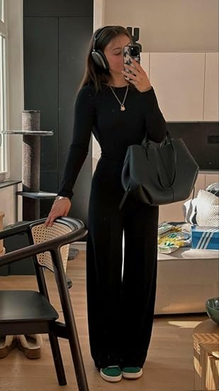 👚2026 Women's Casual Wear Long-Sleeved Loose-Fit Trouser Set 💕