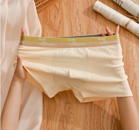 🎉Bubble Cotton Men's Boxer Briefs Antibacterial Breathable Sweat Absorbent