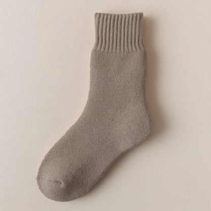🎄Early Christmas Sale 49% OFF❄️5 Pairs Women's Solid Mid-calf Socks