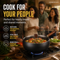 🔥Hot Sale 50% OFF🔥 Unenameled Artisan Cast Iron Casserole Pot, Pre-Seasoned Cast Iron Dutch Oven for Stovetop, Grill & Oven Cooking