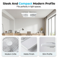 Modern 2-in-1 LED Ceiling Fan Light