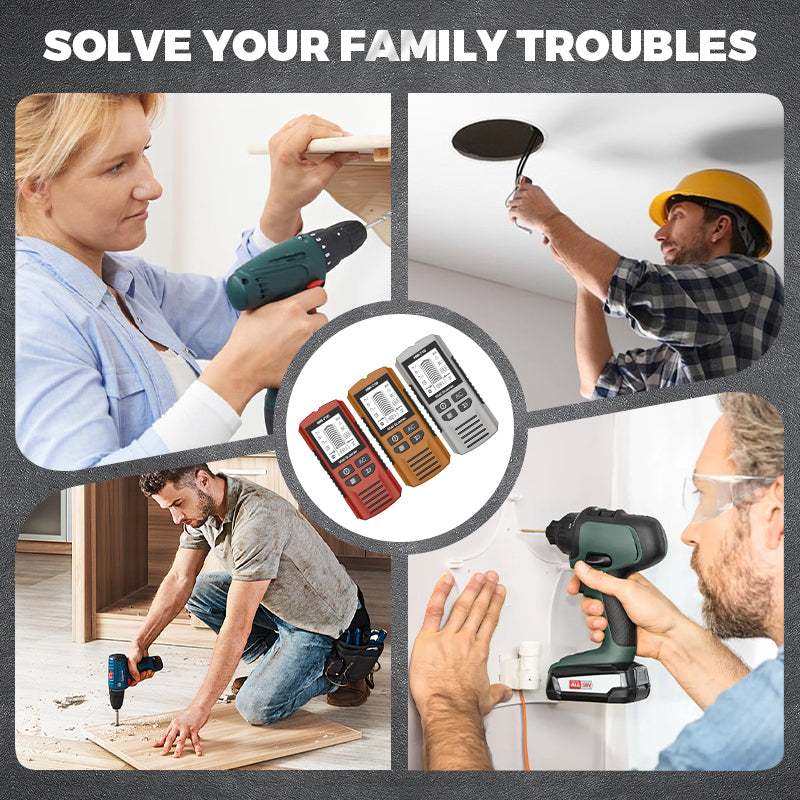 💯Multifunctional Handheld Metal & Wall Detector✨