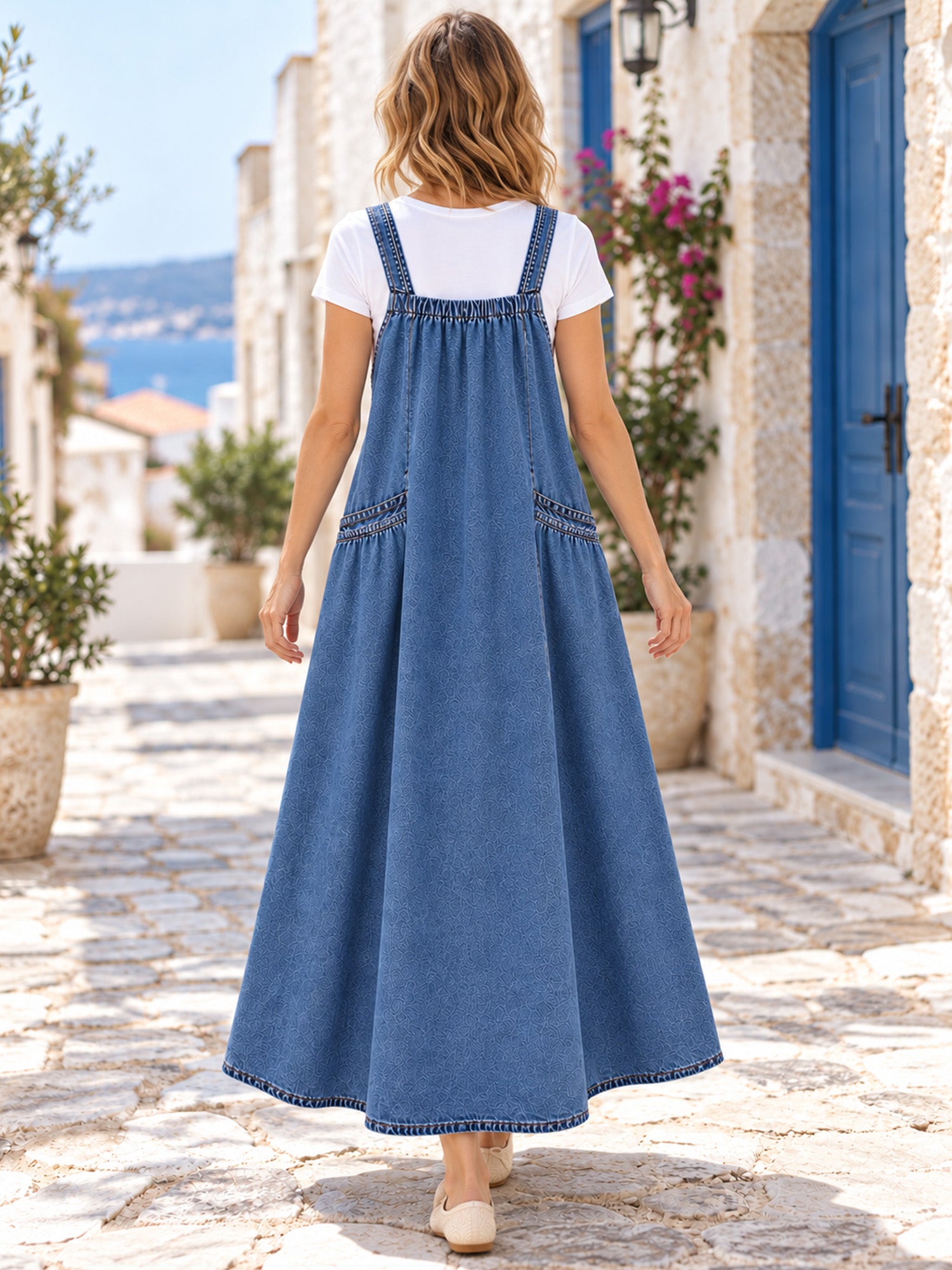 👗✨Women's Oversized Casual Denim Suspender Maxi Dress✨𝘉𝘶𝘺 𝘢𝘯𝘺 2 𝘢𝘯𝘥 𝘨𝘦𝘵 𝘢𝘯 𝘦𝘹𝘵𝘳𝘢 8% 𝘥𝘪𝘴𝘤𝘰𝘶𝘯𝘵