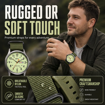 📢📢50% OFF !! ⏰Men's Quartz Watch with Luminous Display