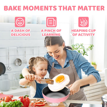 🎁Best Gift For Kid🍳Children's Real Cooking Mini Kitchen Toys - 22 PCS Set